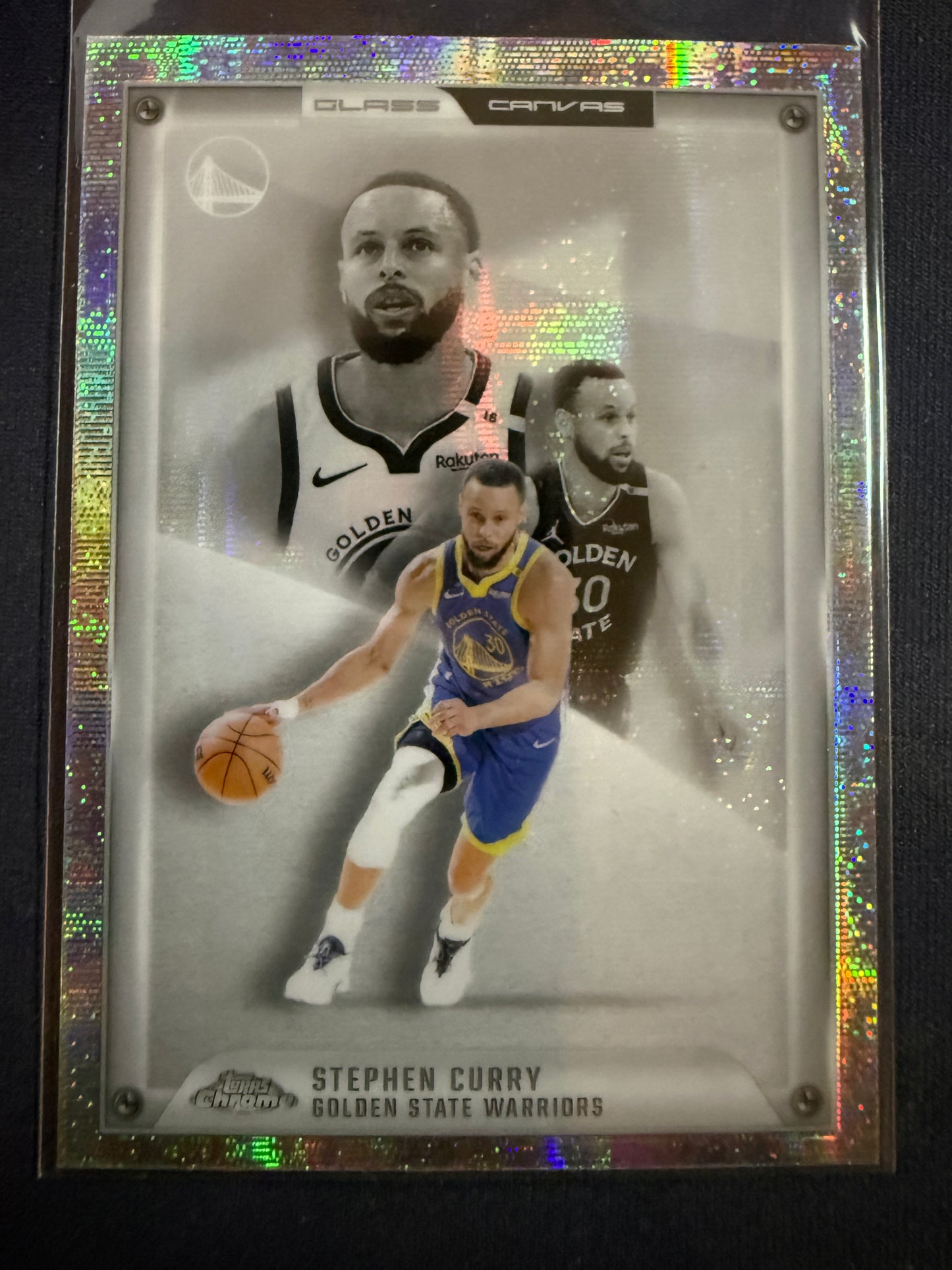 Stephen Curry - 2025 Topps Chrome GC-6 Glass Canvas SSP