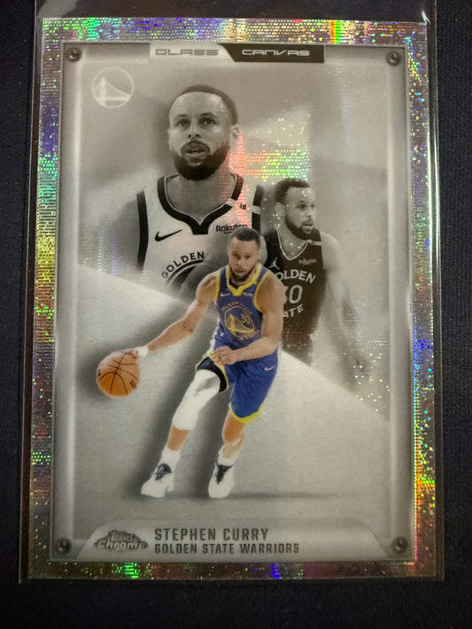Stephen Curry - 2025 Topps Chrome GC-6 Glass Canvas SSP